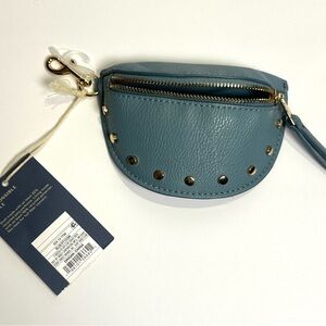 Stylish Blue Leather coin purse